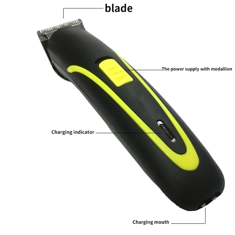  Electric Hair Clipper Hair Clipper Rechargeable Facial Shaver Wireless Haircut Men's Beard Trimmer 
