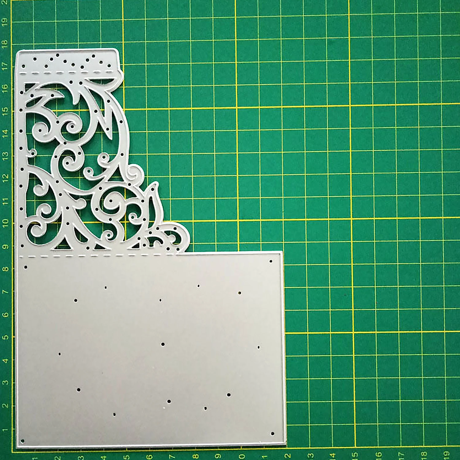 Invitation Lace Flower Border Metal Cutting Dies Stencil Templates for DIY Scrapbooking Album Stamp - 4.00011E+12