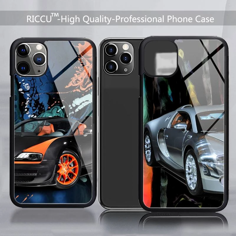 Op de grond Koopje onduidelijk Luxury Car Bugatti Phone Case Rubber For Iphone 12 11pro Max Xs 8 7 6 6s  Plus X Se 2020 Xr 12mini Covers - Mobile Phone Cases & Covers - AliExpress
