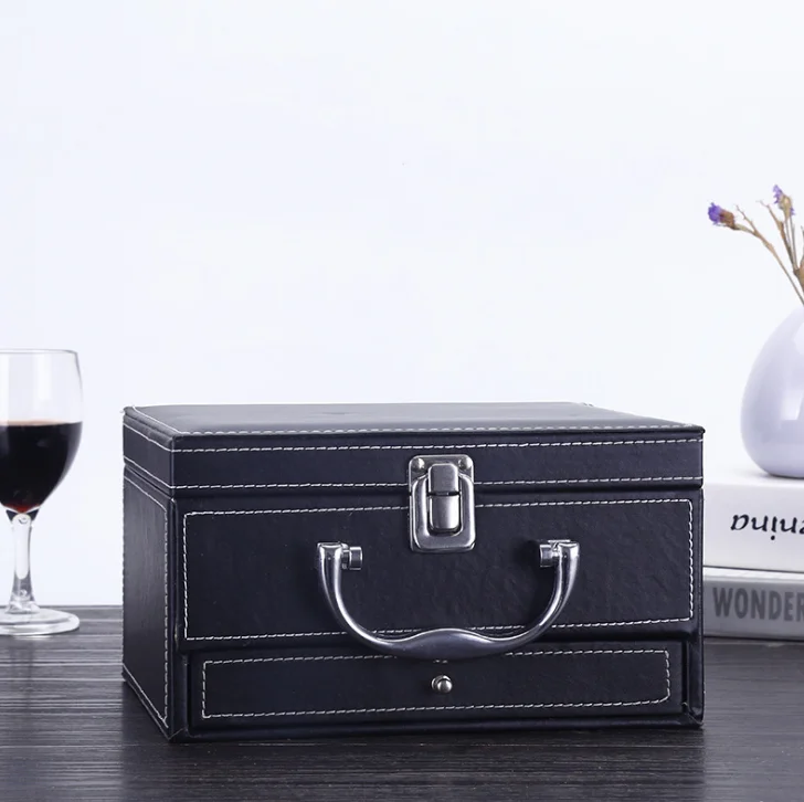 Профессиональный Многофункциональный винт штопор Pourer набор в коробке Деревянный чехол открывалка для бутылок костюм в подарок LF741