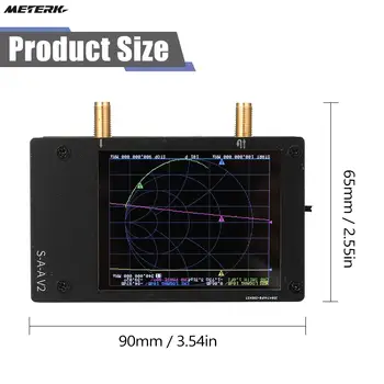 

V2 3G Vector Network Analyzer S-A-A-2 NanoVNA Antenna Analyzer Shortwave HF VHF UHF with Housing Antenna Analyzer