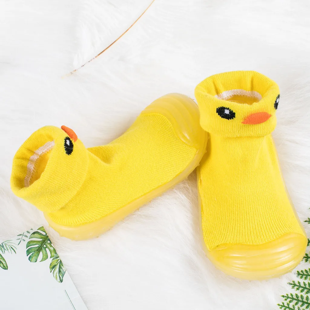 Toddler Baby Girl Boy Shoes First Walker Newborn Baby Cartoon Panda Newborn Girls Boys Anti-Slip Socks Slipper Shoes Boots