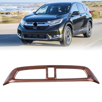 

For Honda CRV 2017 ABS Carbon Fiber Style Car Middle Console Air Condition Vent Outlet Cover Trim Sticker Car Styling