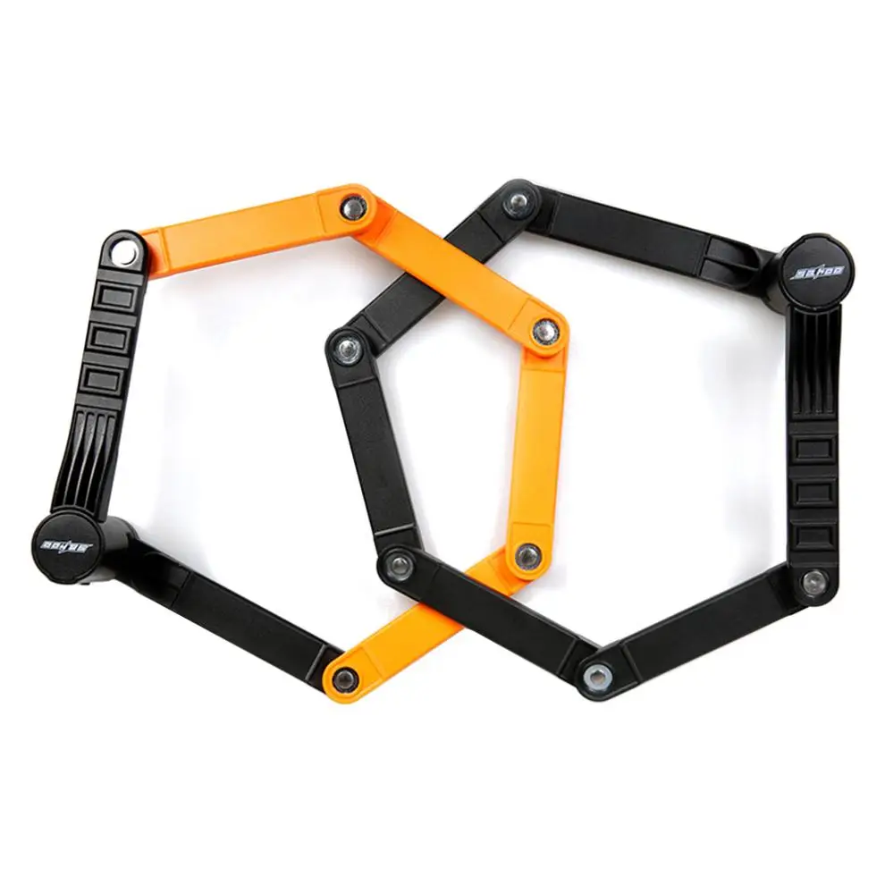 SAHOO Folding Bicycle Lock MTB Bike Lock Special Alloy Steel Foldable Cable Lock Security Motorcycle Anti-Theft Lock