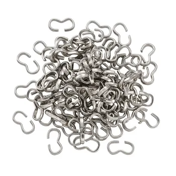 

100pcs Iron 8 Shape clasps for bracelets Necklace Chain jewelry making DIY Findings accessories 8x4x2mm Wholesale F60