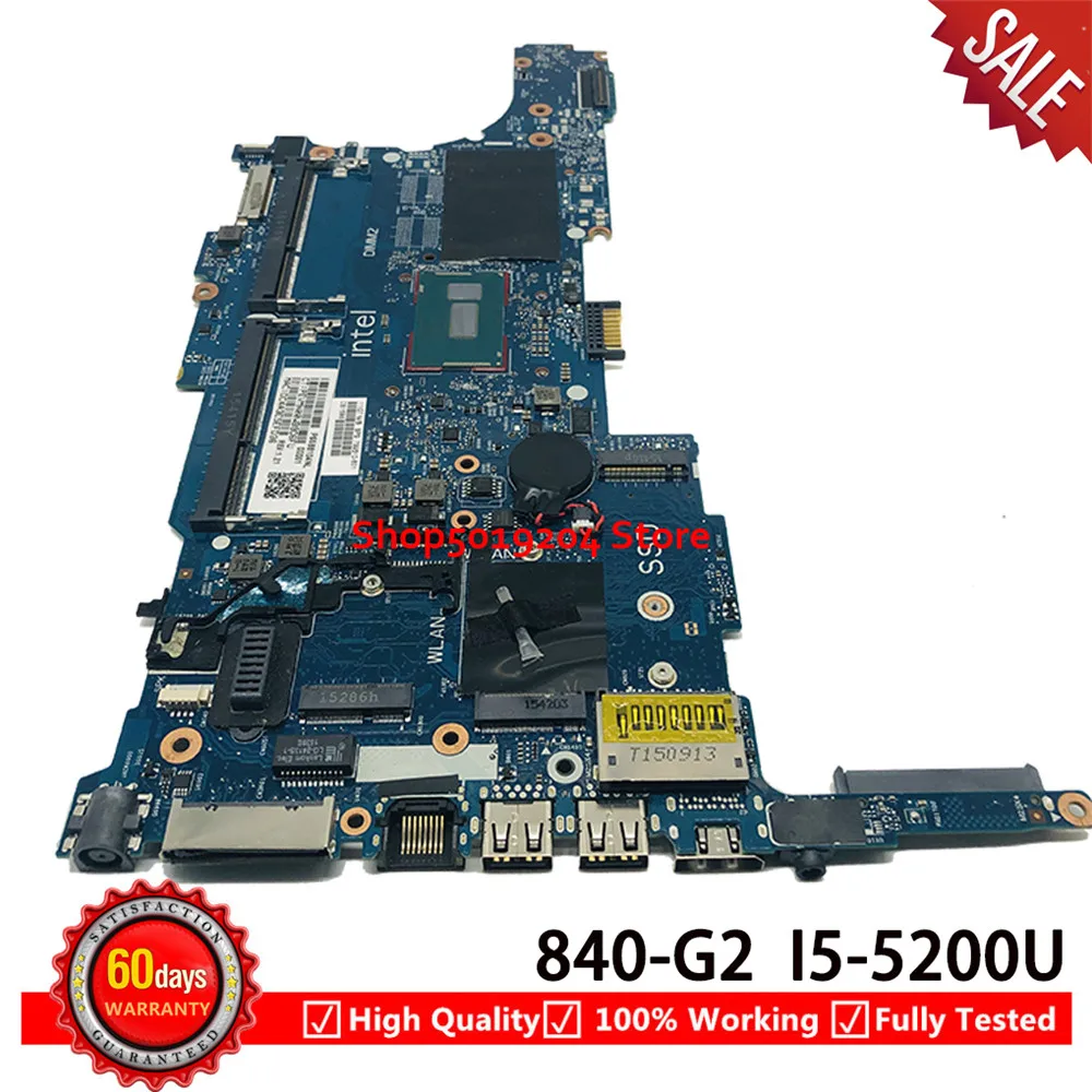 799510-001 799510-501 799510-601 материнская плата для HP 740 840 G2 840-G2 Материнская ноутбука I5-5200