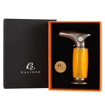 

Galiner 1 Torch Cigar Lighter Windproof Butane Gas Lighter Smoking Pocket Briquet Jet Gun Lighter Cigar Cool Accessories