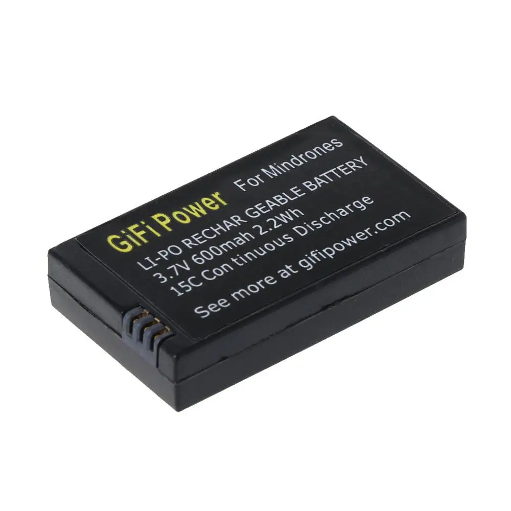 

OOTDTY 1pc For 600mAH 3.7V Rechargeable LiPo Battery for Parrot Minidrones