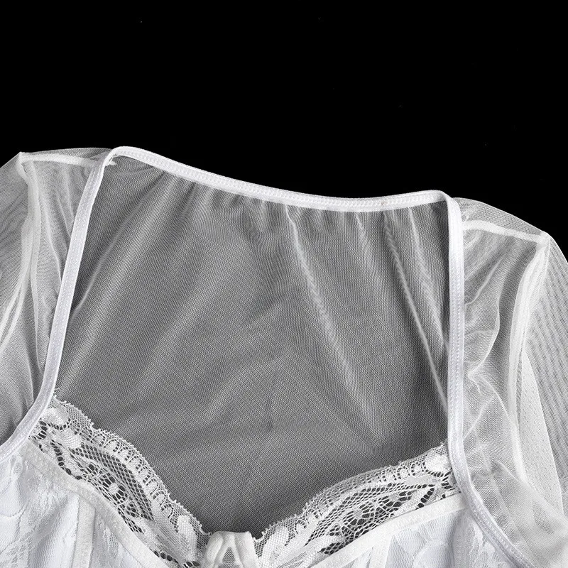 long sleeve lace bodysuit12