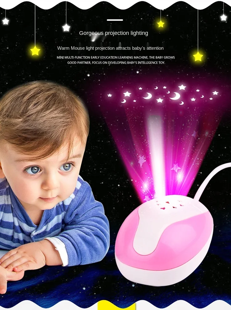 Early Education Mouse Learning Story Machine Music Intelligent Chinese English switch Reading Tablet Phone Toy Random Style Girl 3