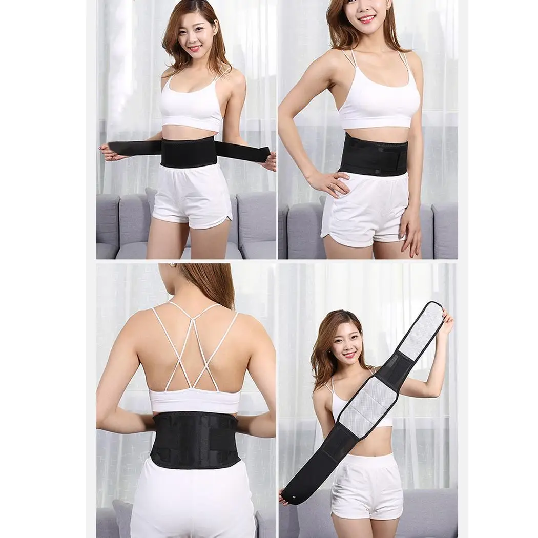 Lumbar Support Belt Magnetic Therapy Self-heating Steel Plate Waist Belt