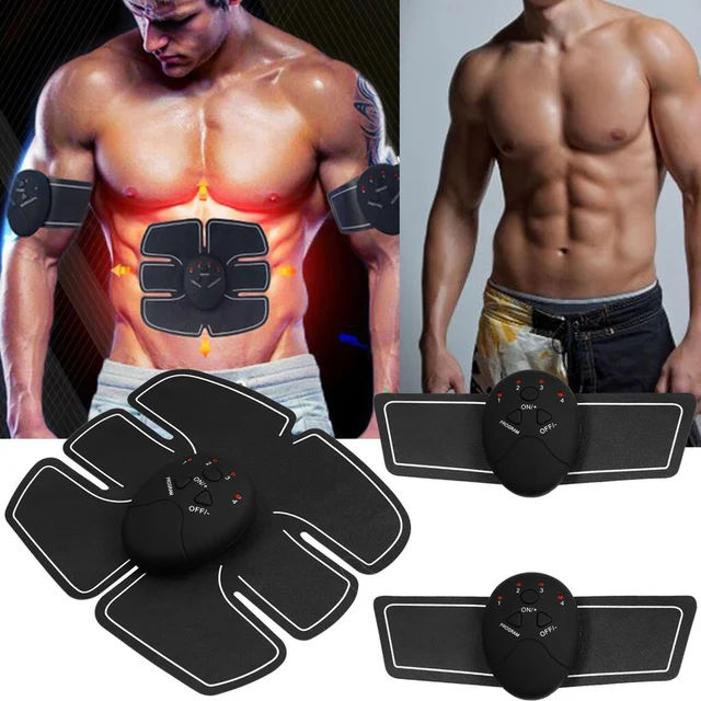 ABC Wireless Muscle Stimulator EMS Abdominal Muscle Trainer Toner Body Fitness Hip Trainer Shaping Patch Sliming Trainer Unisex 2