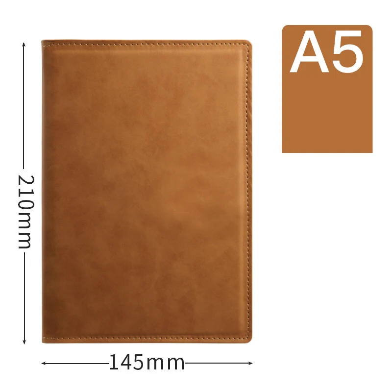A5 Included pen A5/B5 Agenda еженедельник дневник путешественника роскошный бизнес блокнот из искусственной кожи Снова в школу блокнот план Органайзер книги - Цвет: A5 Included pen