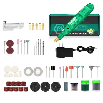 

220V Electric Drill Variable Speed Mini Grinder Rotary Tool Kit Electric Grinder Cutting Polishing Drilling Grinder Accessories