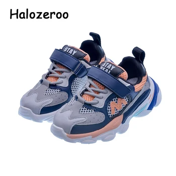 

Autumn Kids Sport Sneakers Baby Girls Blue Brand Shoes Children Mesh Sport Sneakers Girls Fashion Chunky Sneakers Trainers New