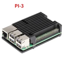 

For Raspberry Pi 4 Model B Aluminum Case, Passive Cooling Alloy Protective Shell Metal Enclosure for Mod