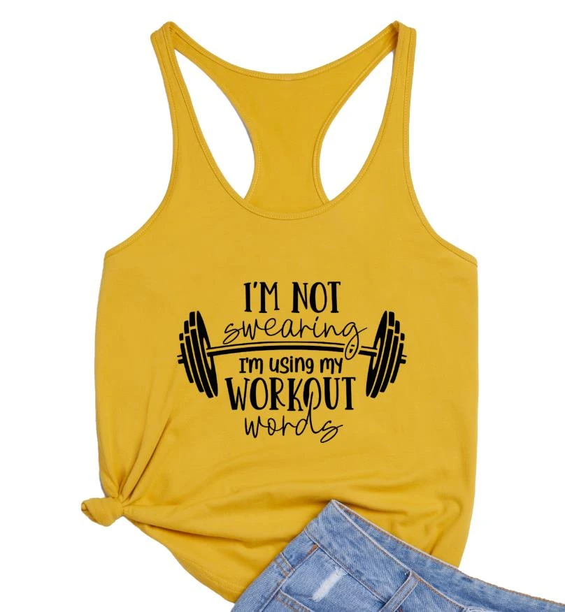 Top 155 + Funny workout tanks for ladies