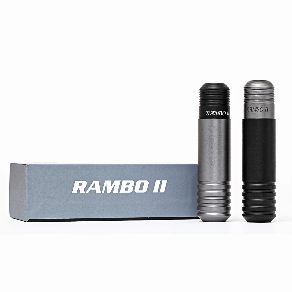 EZ Rambo II ручка роторный картридж тату машина ручка черный/серый Япония DC Бессердечный двигатель с RCA Подключение для картриджа иглы
