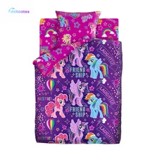 КПБ Delicatex1.5 хлопок My little Pony Neon(70х70) рис. 16119-1/16120-1 Дружба