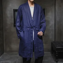 Модная длинная осенняя куртка, повседневная верхняя одежда, однотонное пальто, плащ, Мужская ветровка Abrigo Hombre 5XL, Мужское пальто