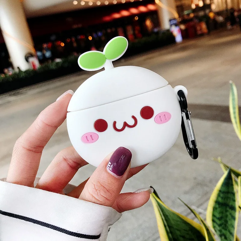 

Silicon case For AirPods Case Cute watermelon Pattern Protective Case Wireless Earphone Case For Airpods 2 headphone cover capa