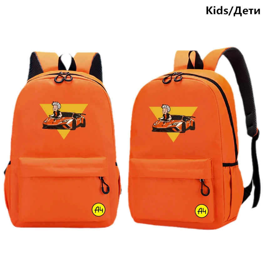 Vlad AРюкзак А4 Logo Backpacks Бумага Ламба Boys & Girls Cool School Bag Mens & Womens Fashion Traveling Backpack Youth Мерч Bag 2
