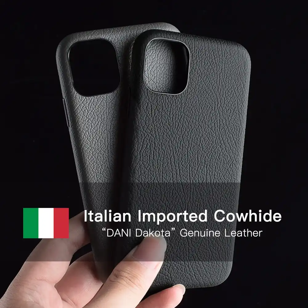 イタリアダニダコタiphone 11 12プロマックス高級スーパーカー牛本革携帯電話ケースxs用最大xrカバー Phone Case Covers Aliexpress