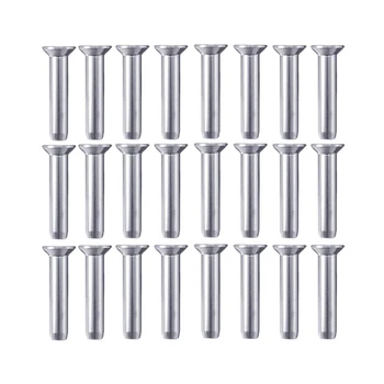 

20Pcs T316 Stainless Steel Hand-Crimp Stemball Swage For 1/8Inch Cable Railing, Deck Railing, Hand Railing, Wood & Metal Post