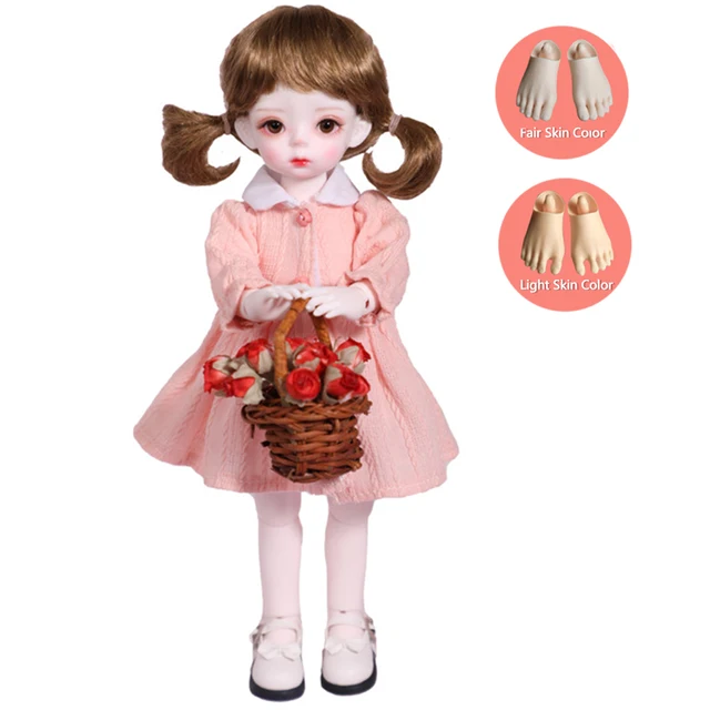 US $101.90 MODIKER 2020 New 1/6 BJD Doll Full Set Figure Model Toy Little Girl Ball Joint Doll Kit with Makeup