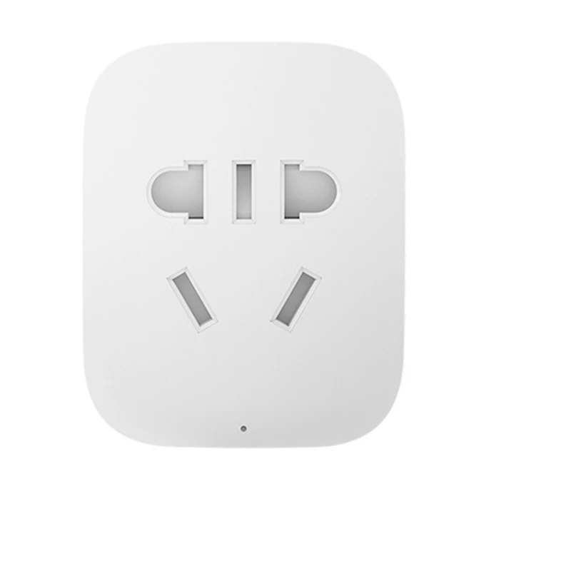 Basic socket Для оригинального Xiaomi умный дом комплекты ворота путь двери окна датчик человеческого тела беспроводной переключатель влажности Zigbee розетка - Цвет: Basic socket