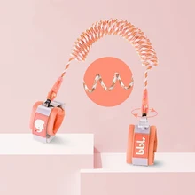 Браслет для защиты от потери на запястье, улучшенный ремень безопасности, светящийся детский ремень для прогулок на открытом воздухе, ремешок для рук, браслет для защиты от потери с замком