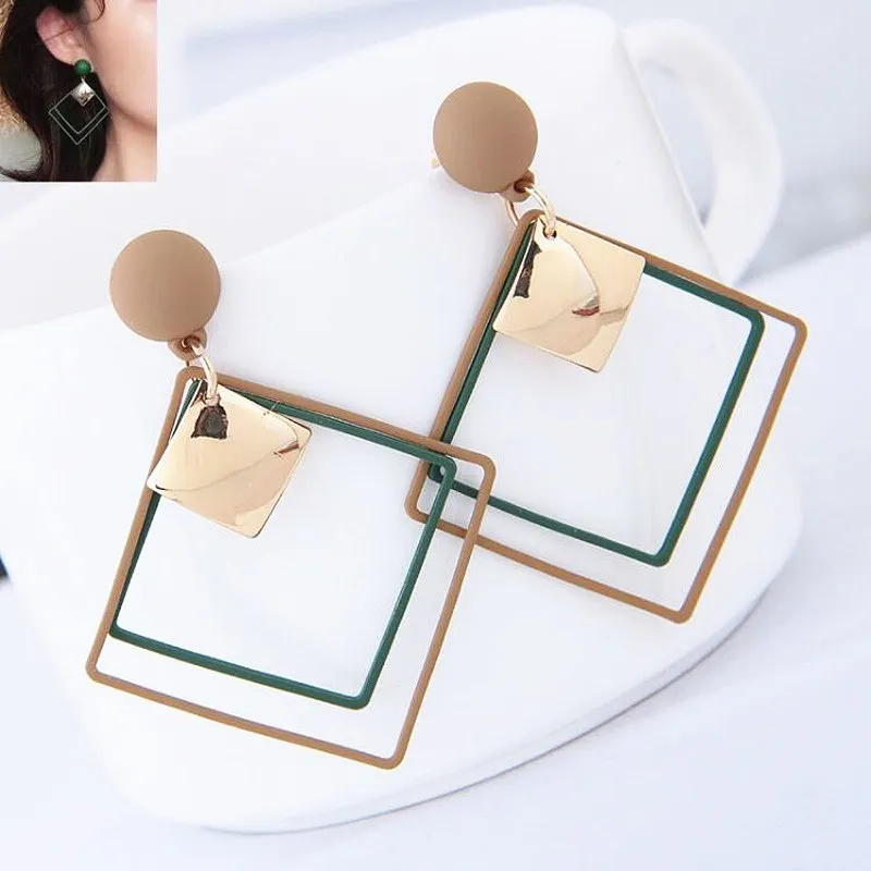 2019-Korean-Fashion-Round-Earrings-Candy-Colors-Earrings-Statement-Geometric-Hollow-Square-Drop-Earrings-for-Women (3)