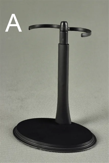 5 PC 1/6 WIDE WAIST U Type Action Figure DISPLAY STANDS Doll Plastic Metal for 12 inch Doll Display Stand with Plastic Base 2