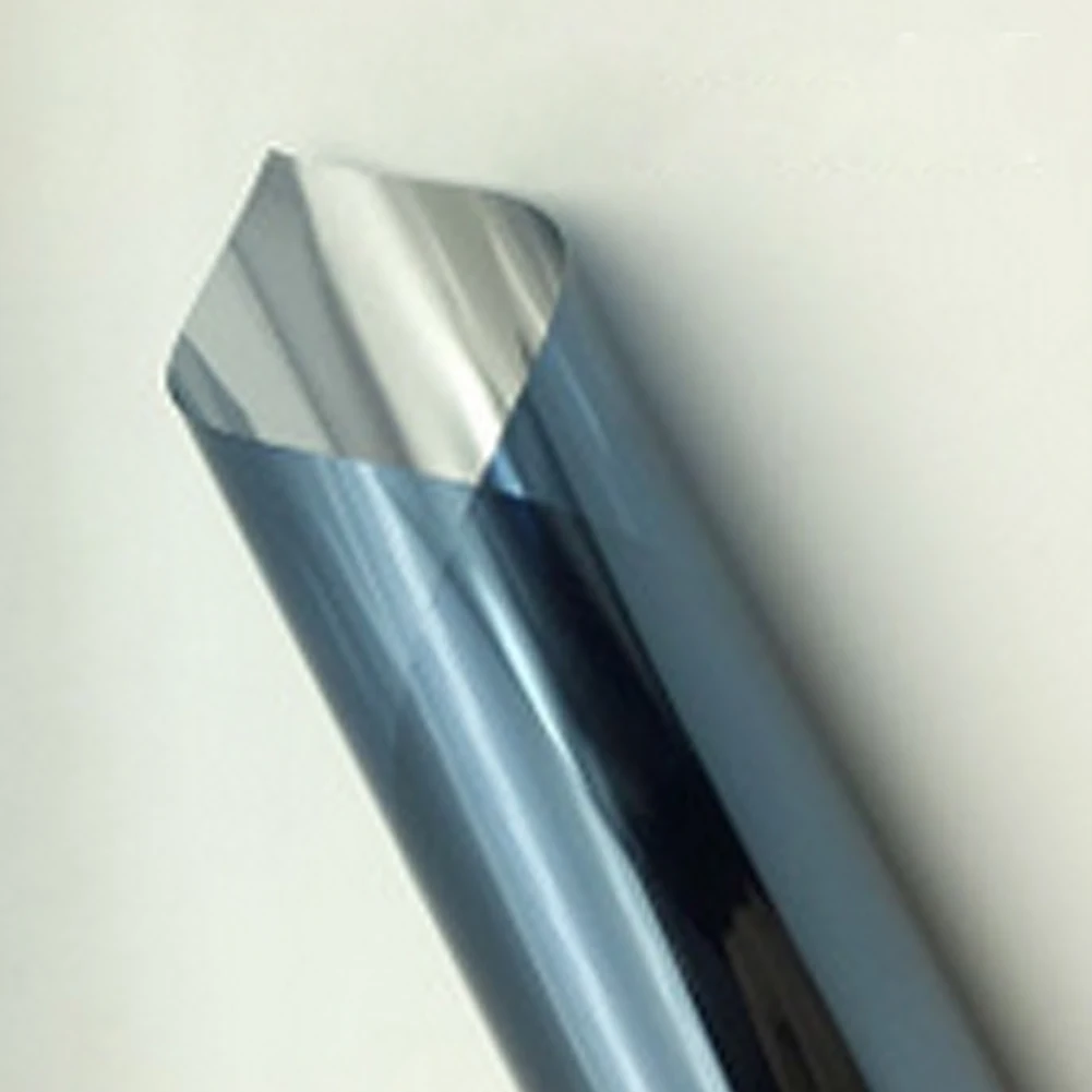 blue 100x50cm 50 см отражающая солнце ПЭТ декоративная одностороннее зеркало перспективная оконная пленка для уединенности стеклянная наклейка термальная Солнцезащитная наклейка - Цвет: blue 100x50cm