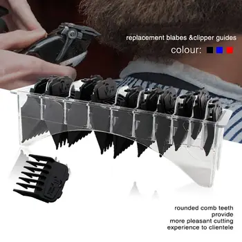 

1Set Professional Black Cutting Guide Combs Magnet Limit Combs Hair Trimmer Tool