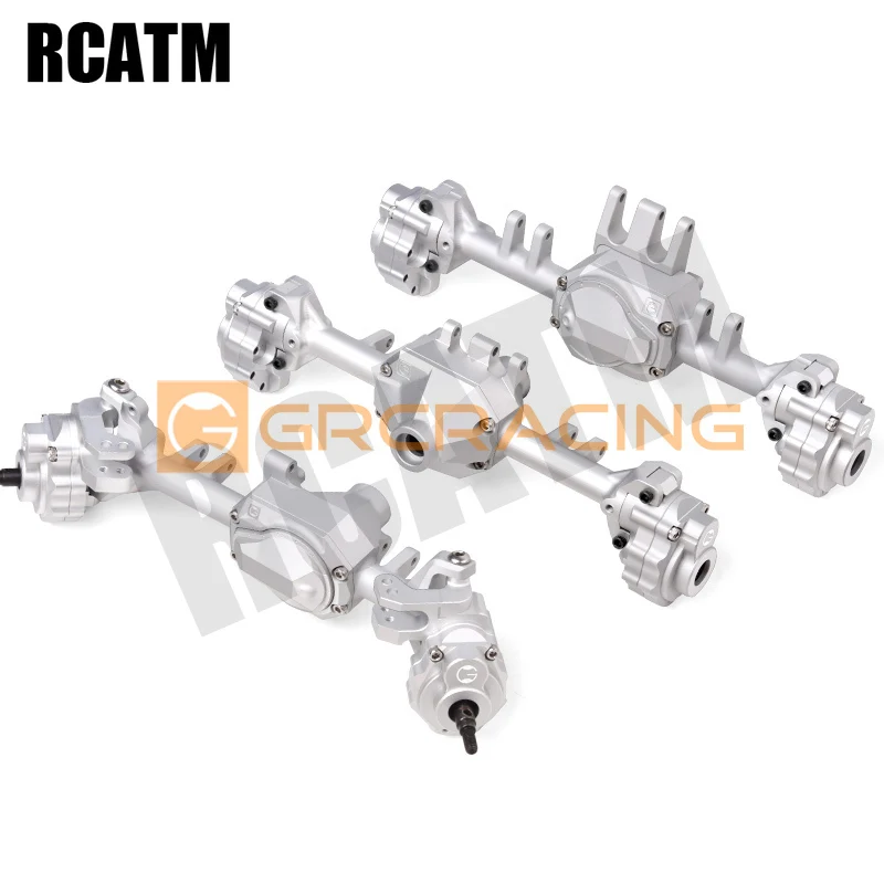 

High Quality GRC Complete Axle Housing Wilderness Axle CNC Metal Axle Shell 3PCs/Set for 1/10 RC Crawler Traxas Trx6 G63