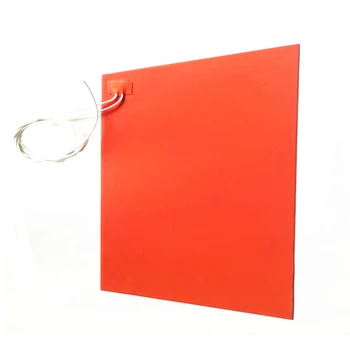 

110V 1200W 330*(500+700)*1.5mm Trapezoid Silicone Vessel Heater adhesive 1 side 1000mm lead wire