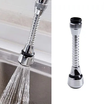 

360 Degree Swivel Kitchen Faucet Aerator Adjustable Dual Mode Sprayer Filter Diffuser Water Saving Nozzle Faucet Connector