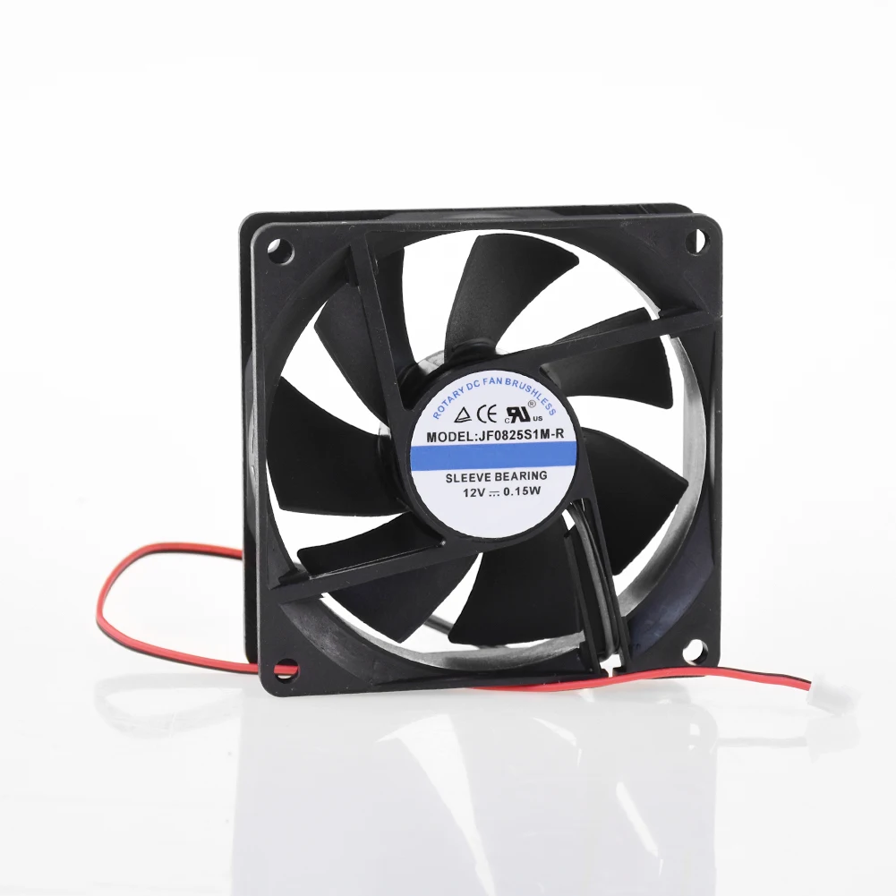 

For JAMICON JF0825S1M-R DC12V 0.15A 80*80*25mm 2pin cooling fan Processor Cooler Heatsink Fan