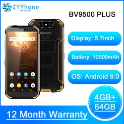 Смартфон Blackview BV9500 Plus, 10000 мАч, 4 Гб + 64 ГБ, Helio P70, Android 9,0, сканер отпечатка пальца, 4G мобильный телефон