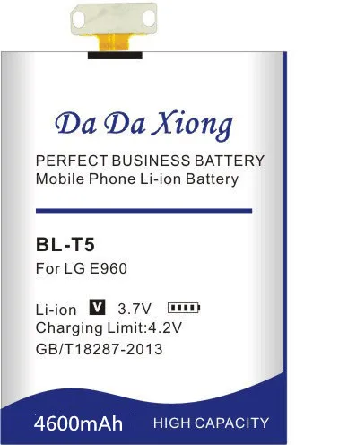 Аккумулятор Da Xiong 4600 мАч для LG Nexus 4 E960 E975 E973 F180 LS970 Optimus G E970|bl-t5 battery|battery forbattery for lg |