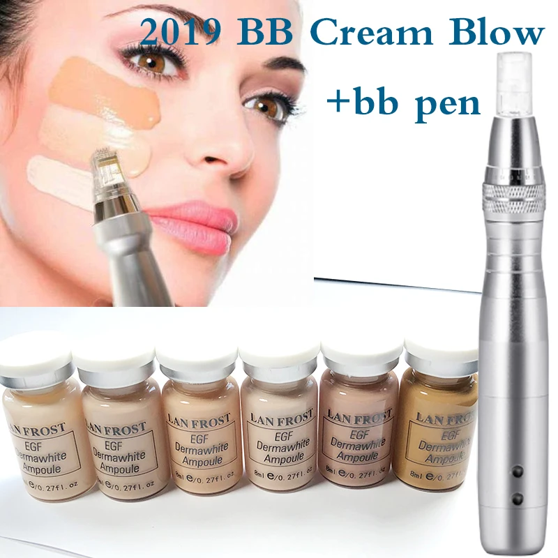 

12pcs/box 8ml bb cream glow starter kit meso bb foundation Natural Nude Concealer for Skin moisturizing Brightening derma pen