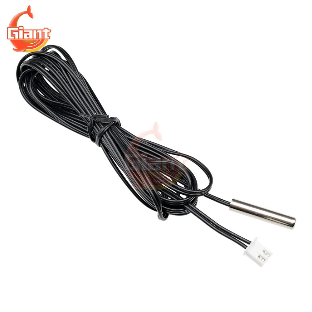 100/200cm 2 Meter Wasserdicht NTC 10K 1% 3950 2 m Thermistor Genauigkeit Temperatur Sensor Draht Kabel sonde Für Arduino W1209 W1401