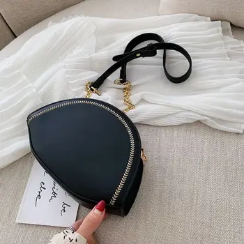 

luxurious PU Leather Crossbody Bags For Women 2020 Small Chain bag Handle Lady Shoulder Messenger Bag Handbags black hot