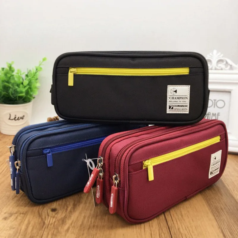Pencil Case Large Capacity Stationery Boys Girls Gift Pen Bag Storage Student School Office Supplies
