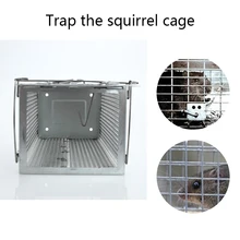 Серебристая ловушка для мыши, стальная сетка, переносная ловушка для мыши, хомяк, Бонд, прочная крысиная клетка, инструменты для ловли мышей, грызунов, приманка