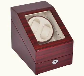 

German Super Slient Motor Watch Winder 2 Watches With 3 Grid Storage
