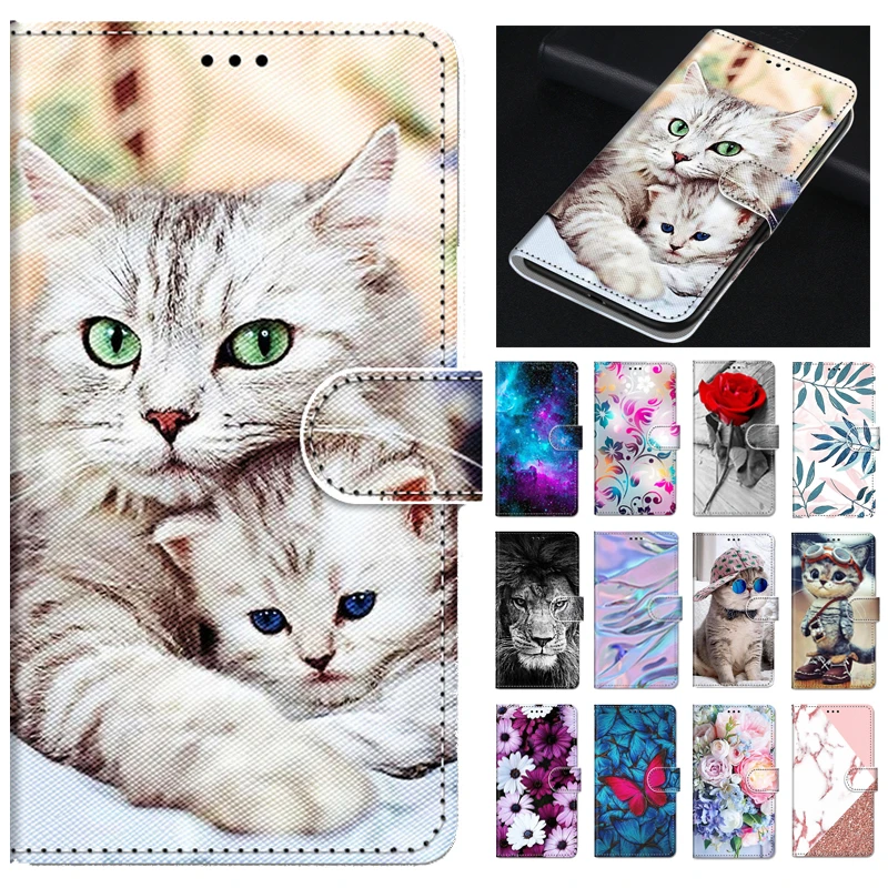 Huawei Nova 5T Leather Case For Huawei Nova5t 5 T Nova 5 T YAL-L21 L71 L61 Case Flip Wallet Card Holder Phone Cover Coque Fundas