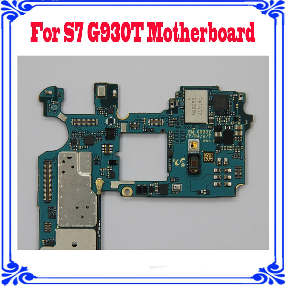 

original unlock 32GB 100% work, for samsung Galaxy S7 G930T Main plate , with Andorid system firmware motherboard logic board
