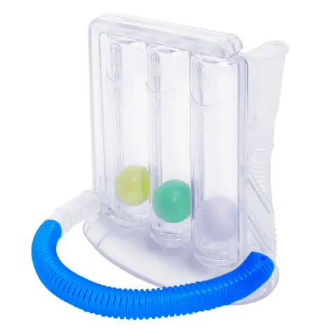 Breathing Trainer Three-ball Meter Spirometry Trainer Lung Function Exerciser Rehabilitation Training Exerciser